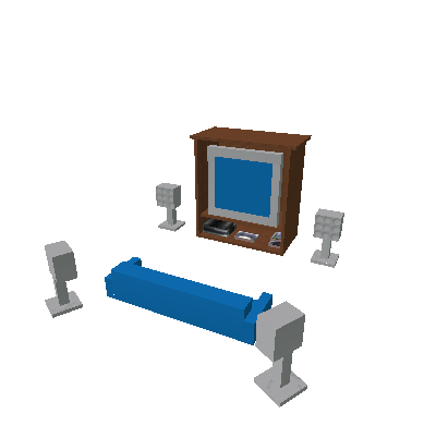 Home theater system with PS3