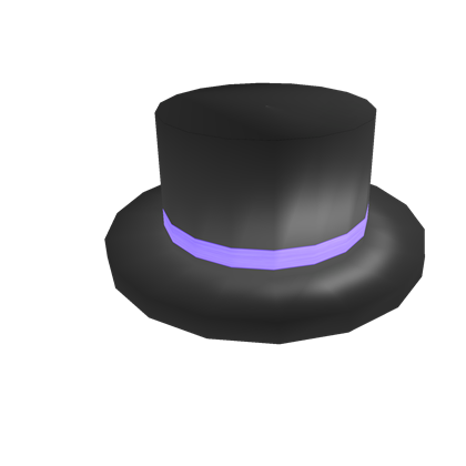 Purple Banded Top Hat